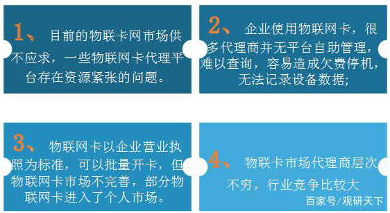 物联网卡行业目前存在的问题